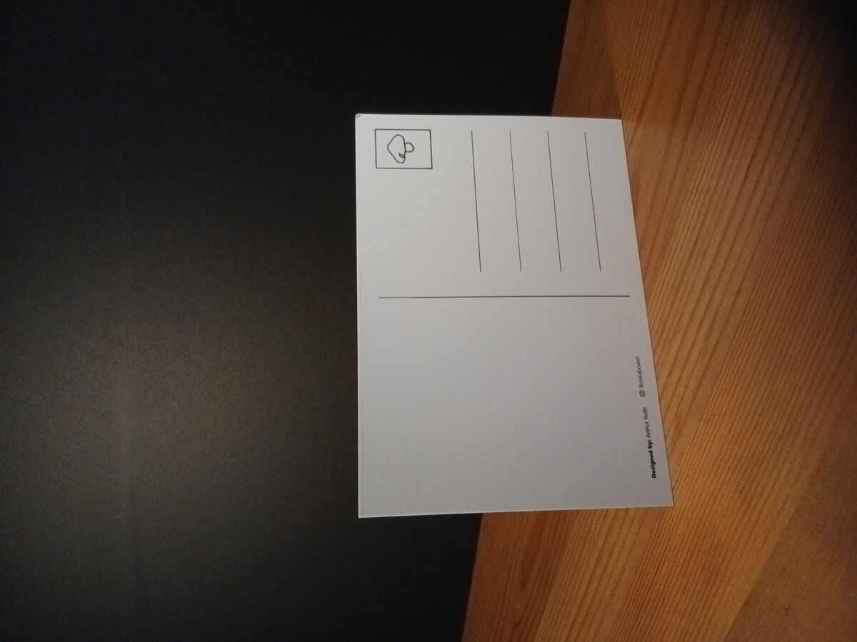 Wenskaart De Juiste Boom achterkant